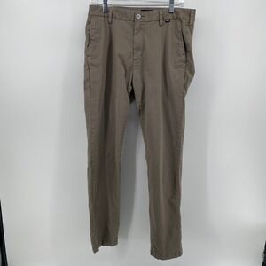 Linksoul Boardwalker Pants Mens 32 Brown Khaki Cotton Blend Chino Golf Trousers